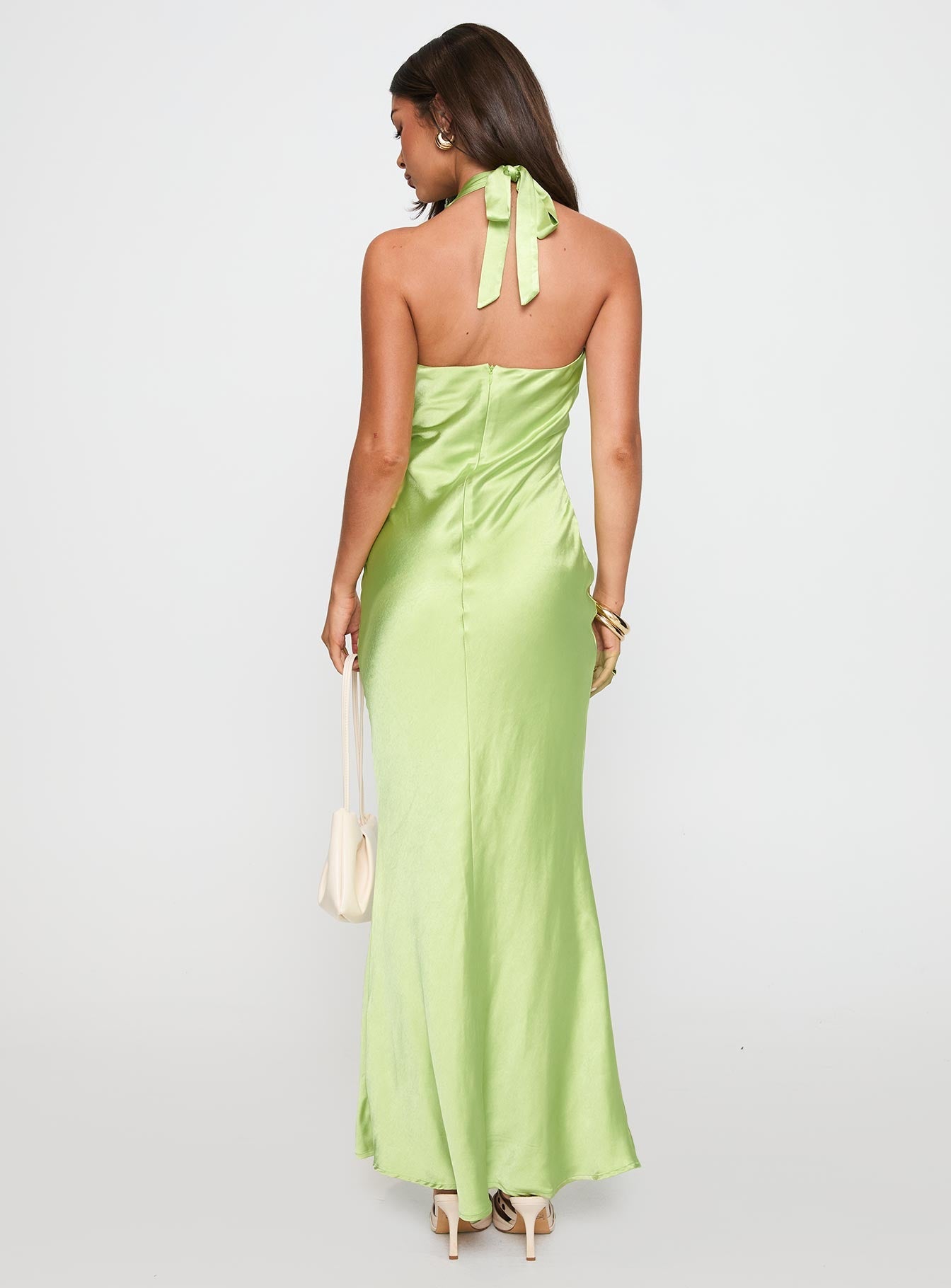 Gloriana Halter Maxi Dress Green