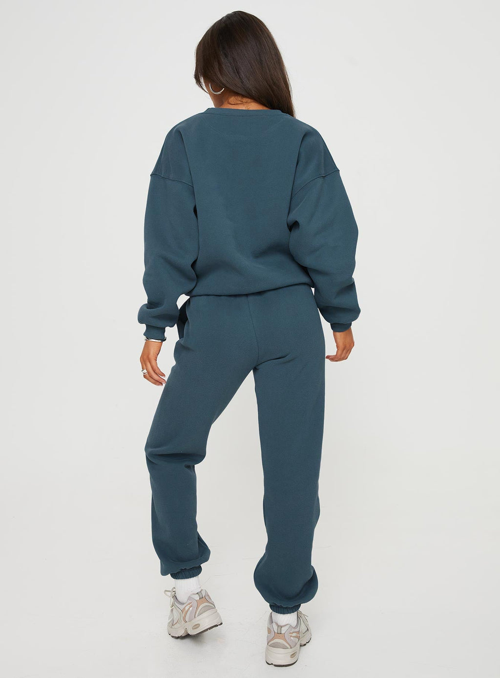 Princess Polly Track Pant Navy / White