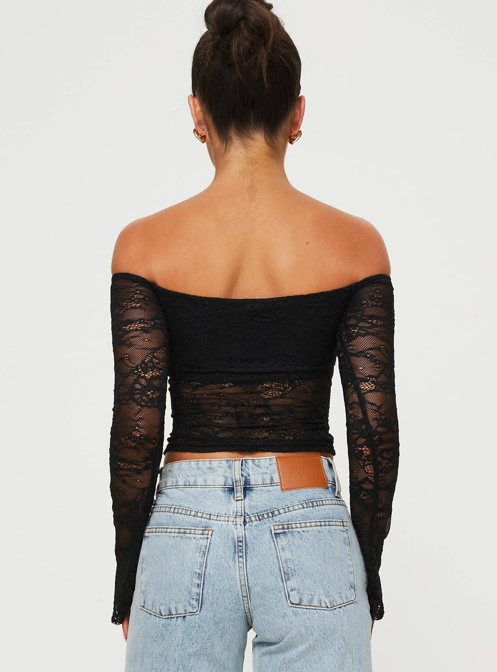 Charet Off The Shoulder Top Black