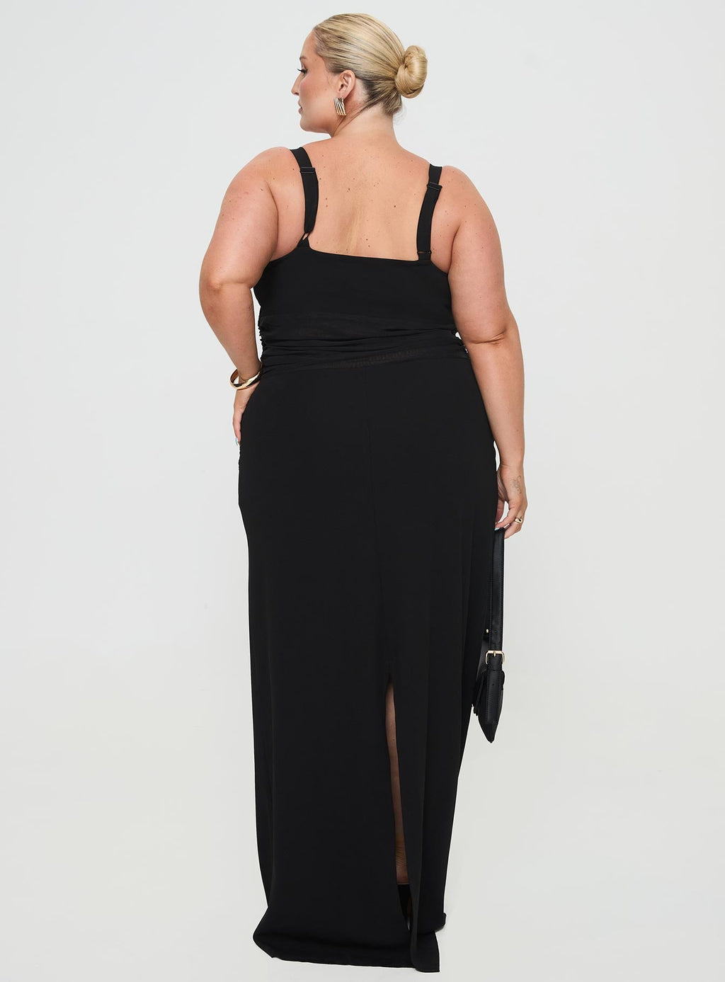 Mazzola Maxi Dress Black Curve