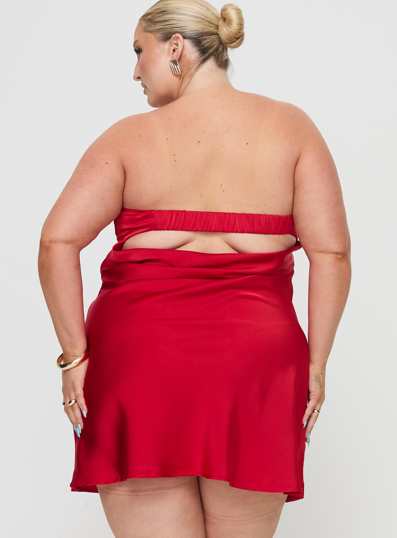 Phillipa Mini Dress Red Curve