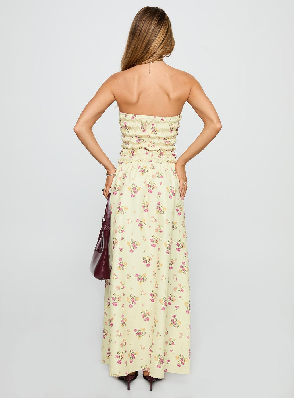 Human Nature Strapless Maxi Dress Multi Floral