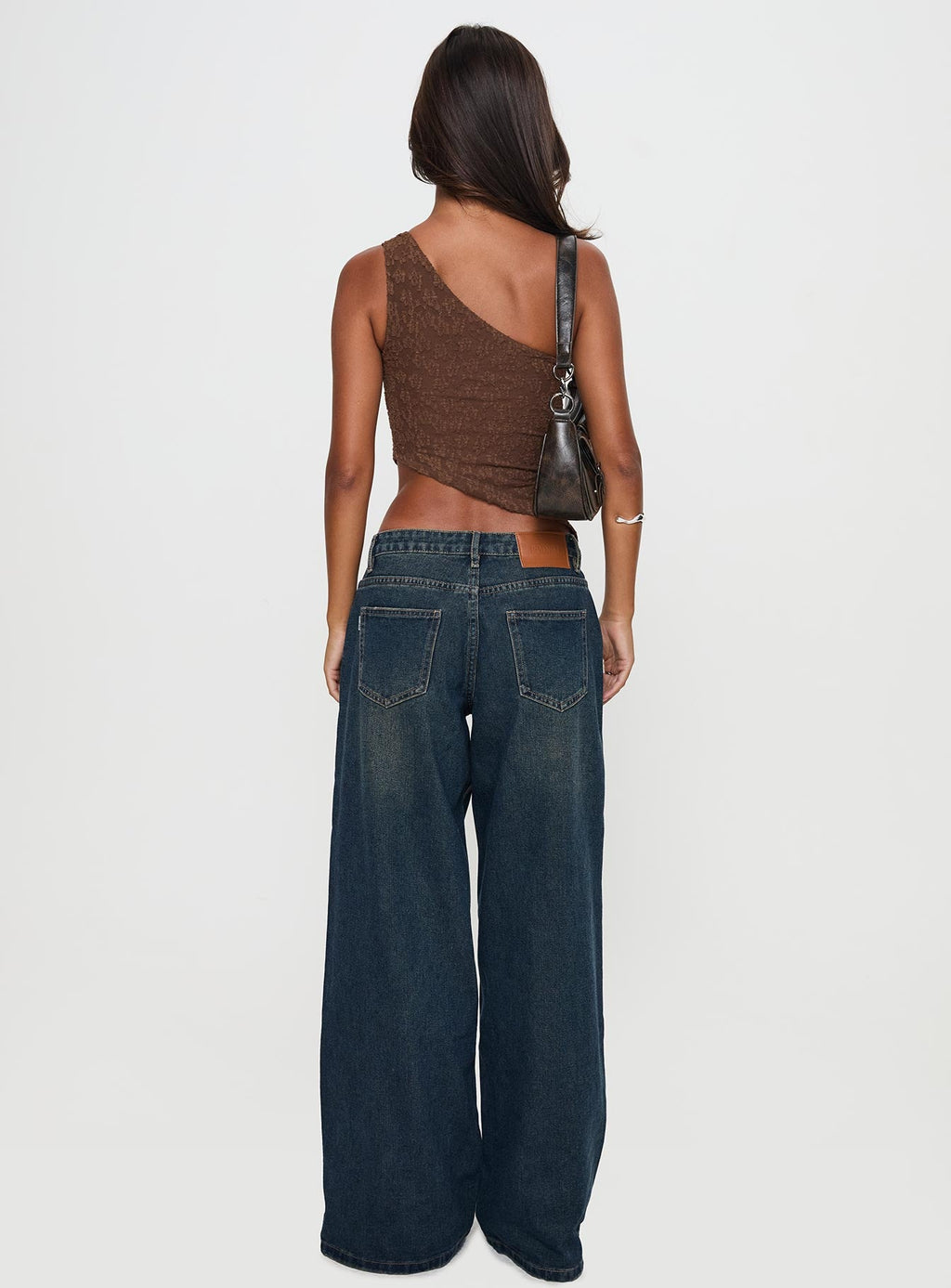 Hocus Pocus Low Rise Wide Leg Jean Dark Wash