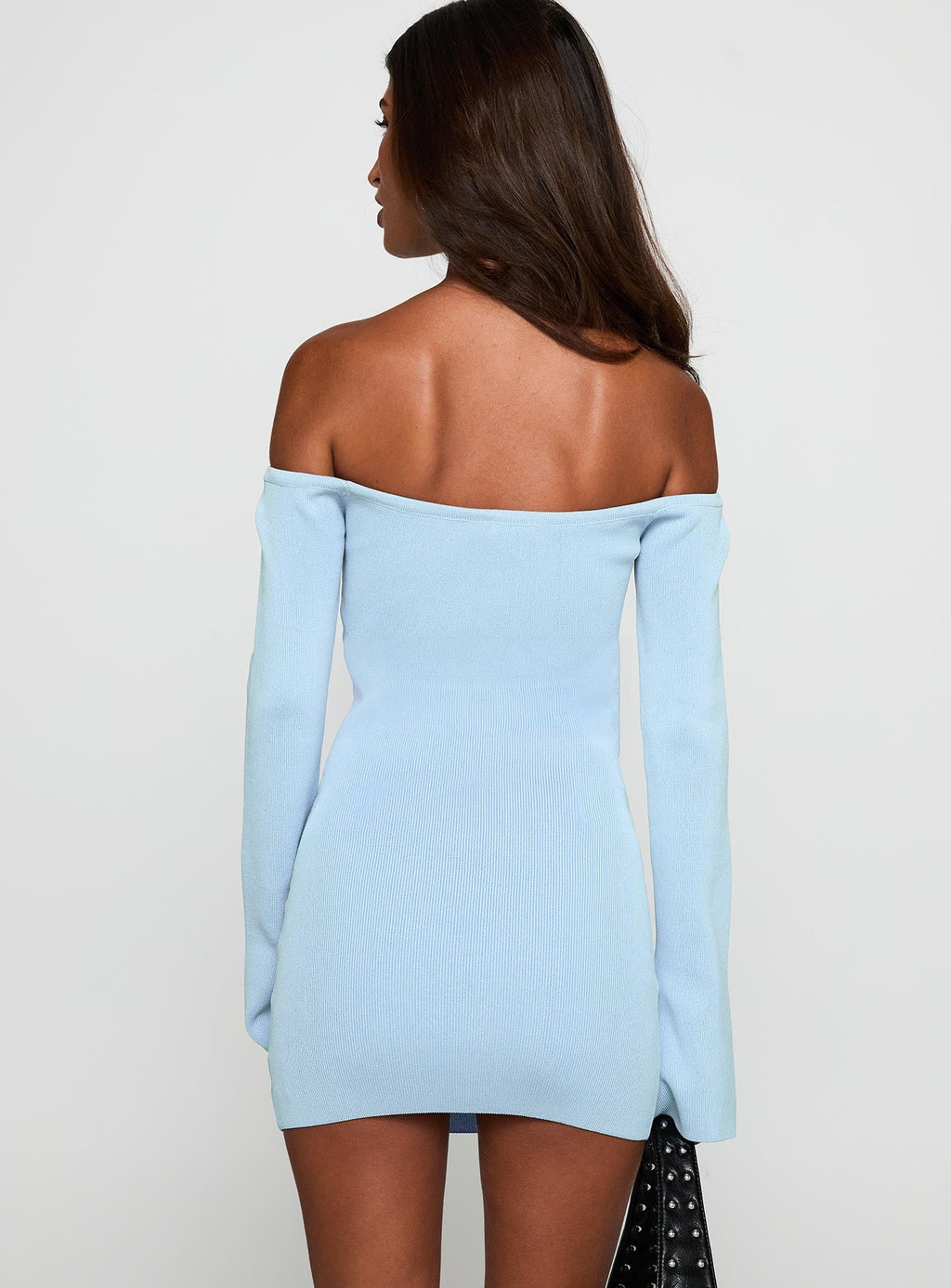 Parisa Long Sleeve Mini Dress Blue