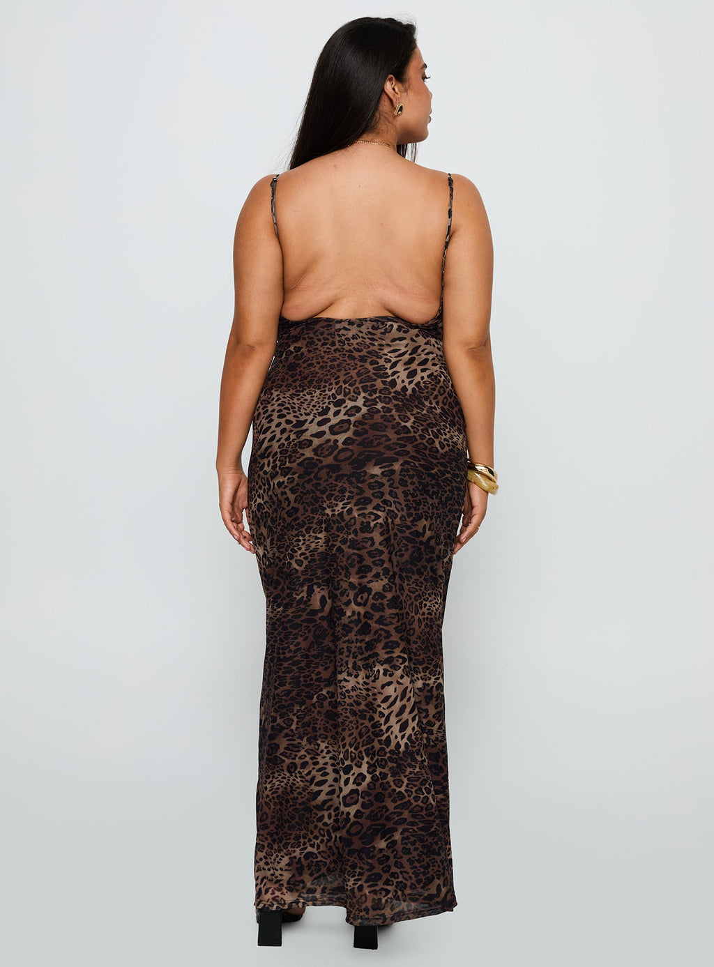 Knox Maxi Dress Leopard Curve