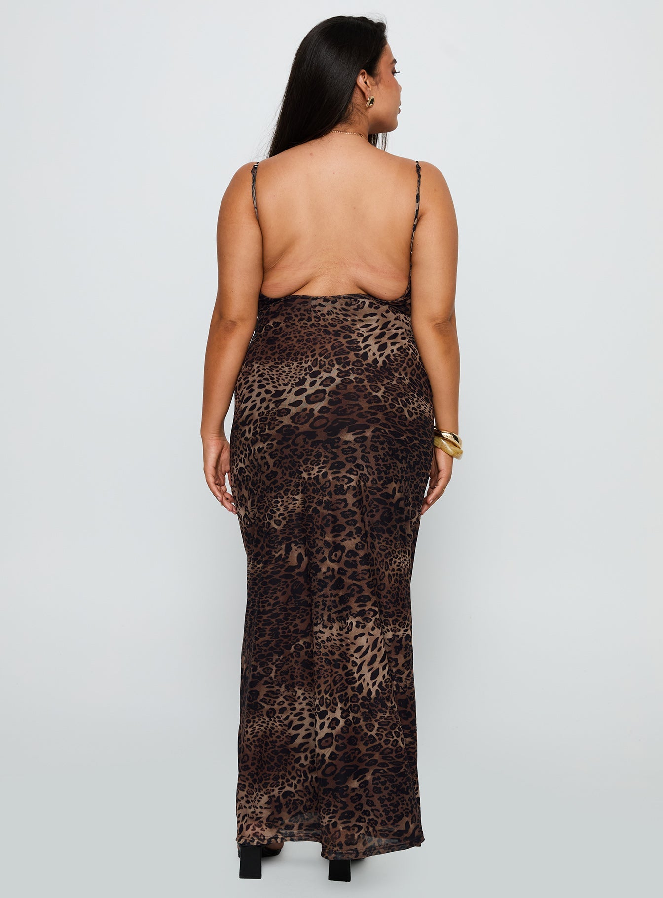Knox Maxi Dress Leopard Curve