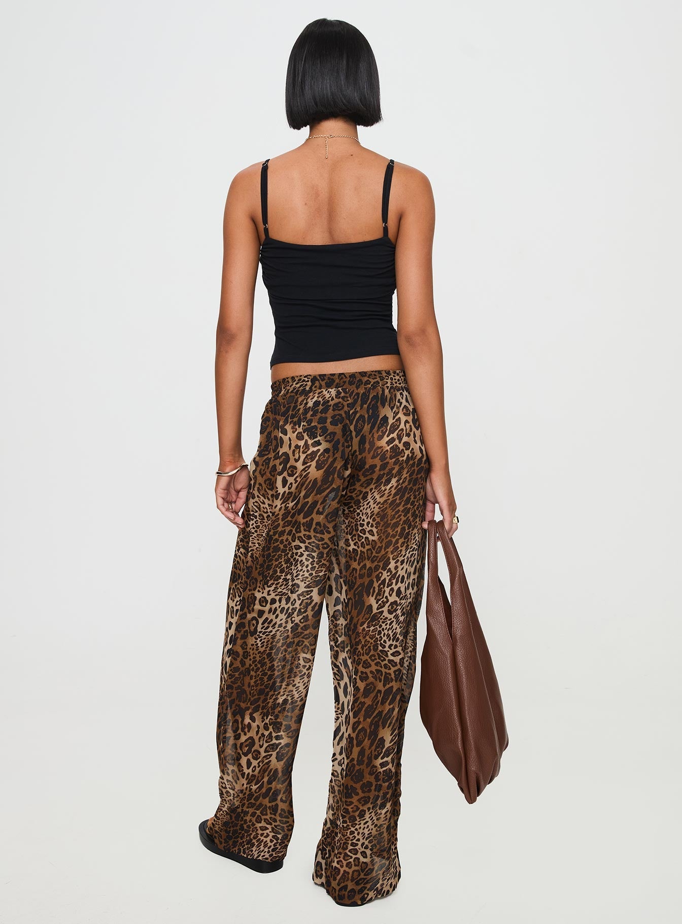 Fyre Wide Leg Pant Leopard