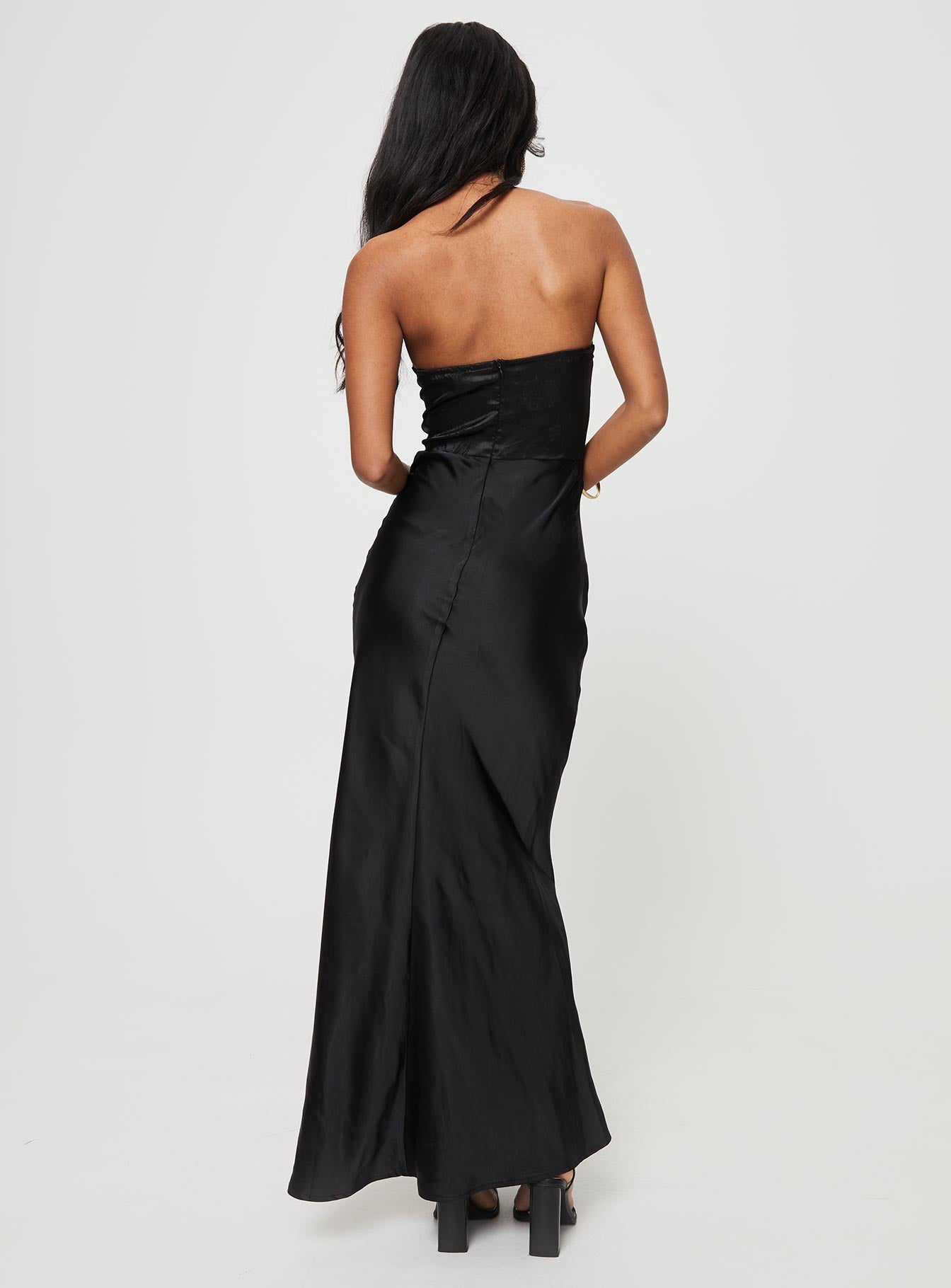 Hessy Bow Maxi Dress Black