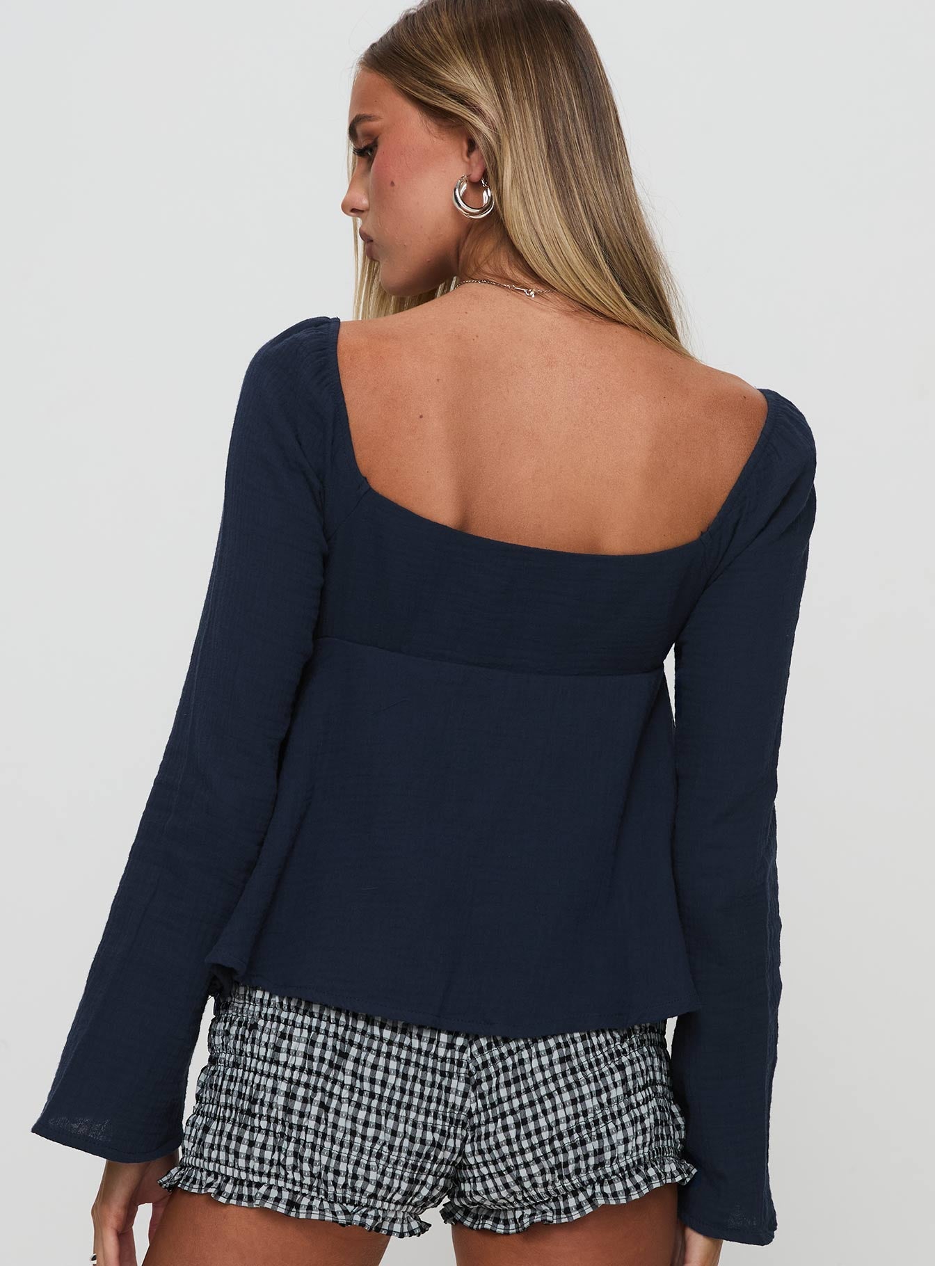 Khalea Long Sleeve Top Navy