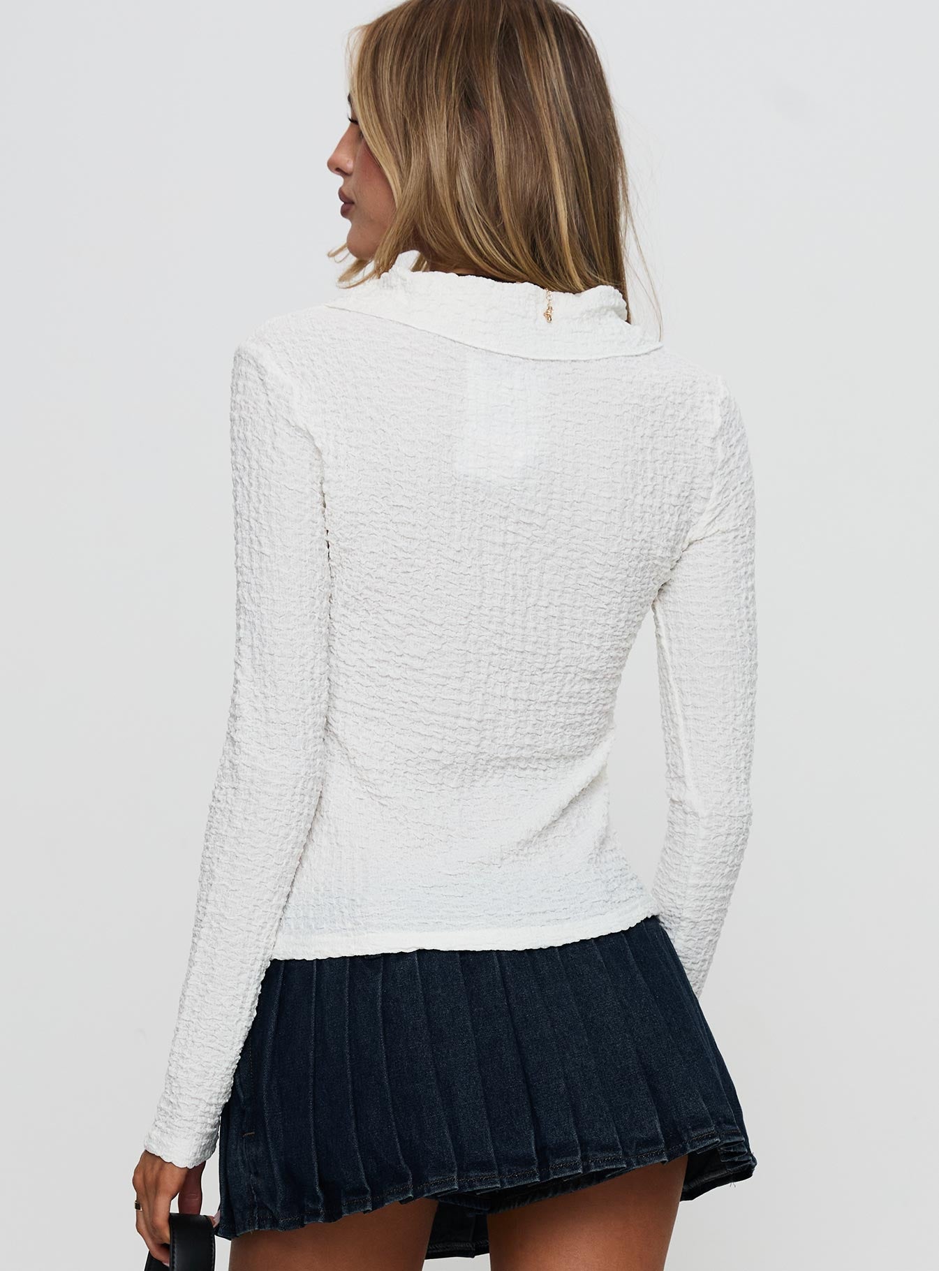 Luther Long Sleeve White