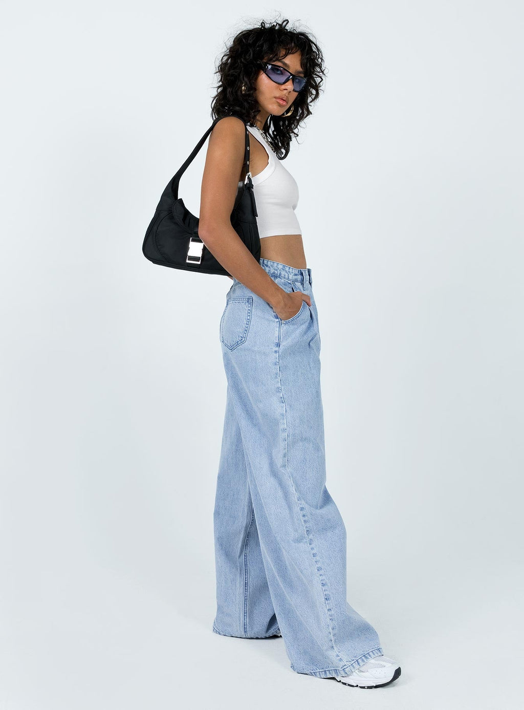 Bakali Wide Leg Jeans Light Wash