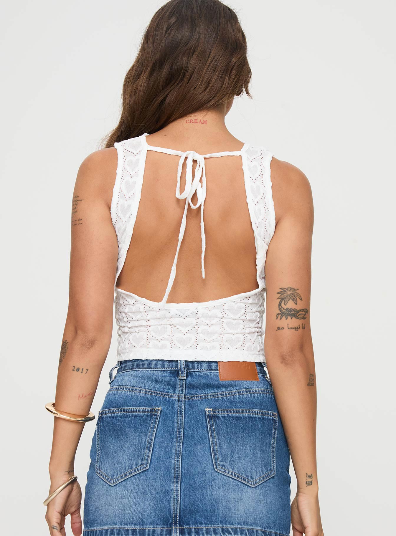 Caron Top Baby White