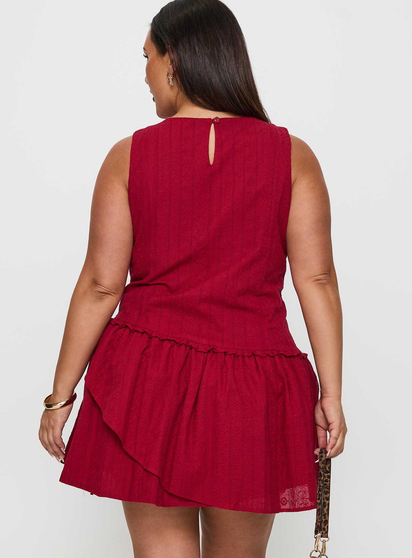 Cosie Mini Dress Red Curve