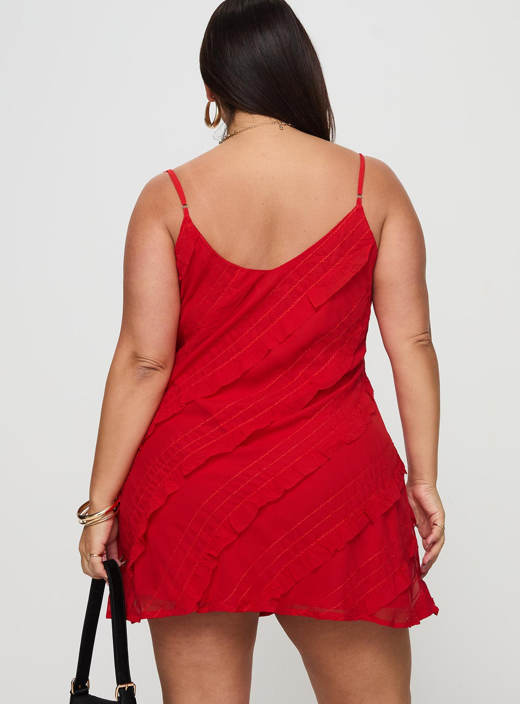 Lars Mini Dress Red Curve