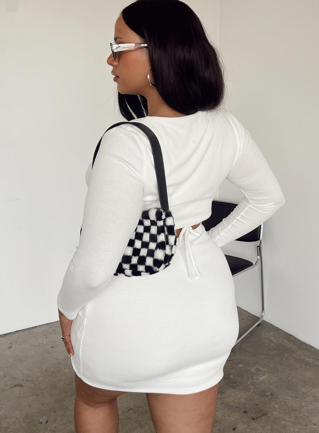 Nolan Mini Dress White Curve