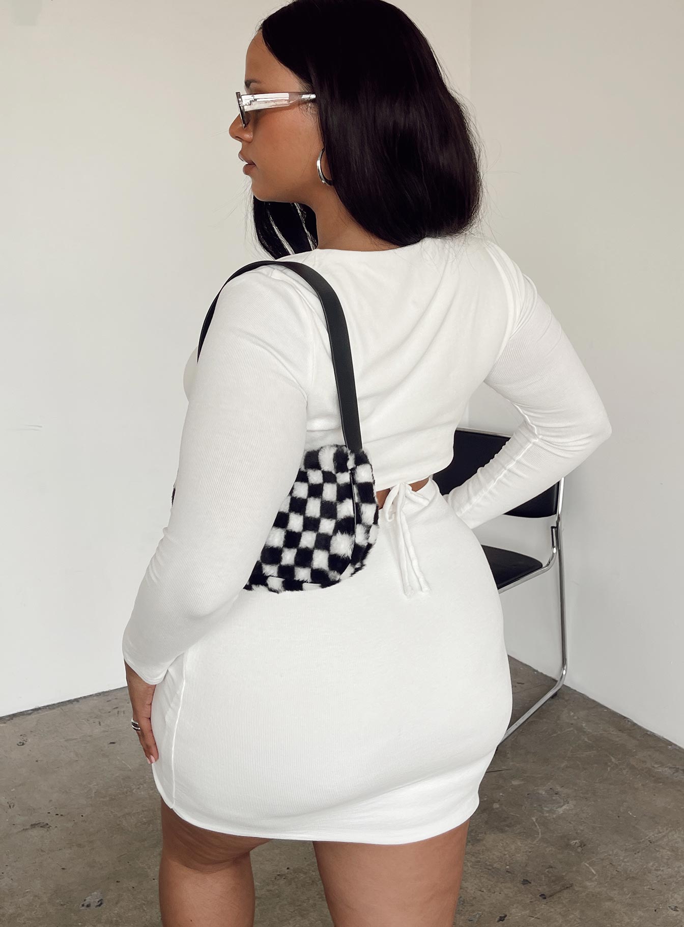 Nolan Mini Dress White Curve