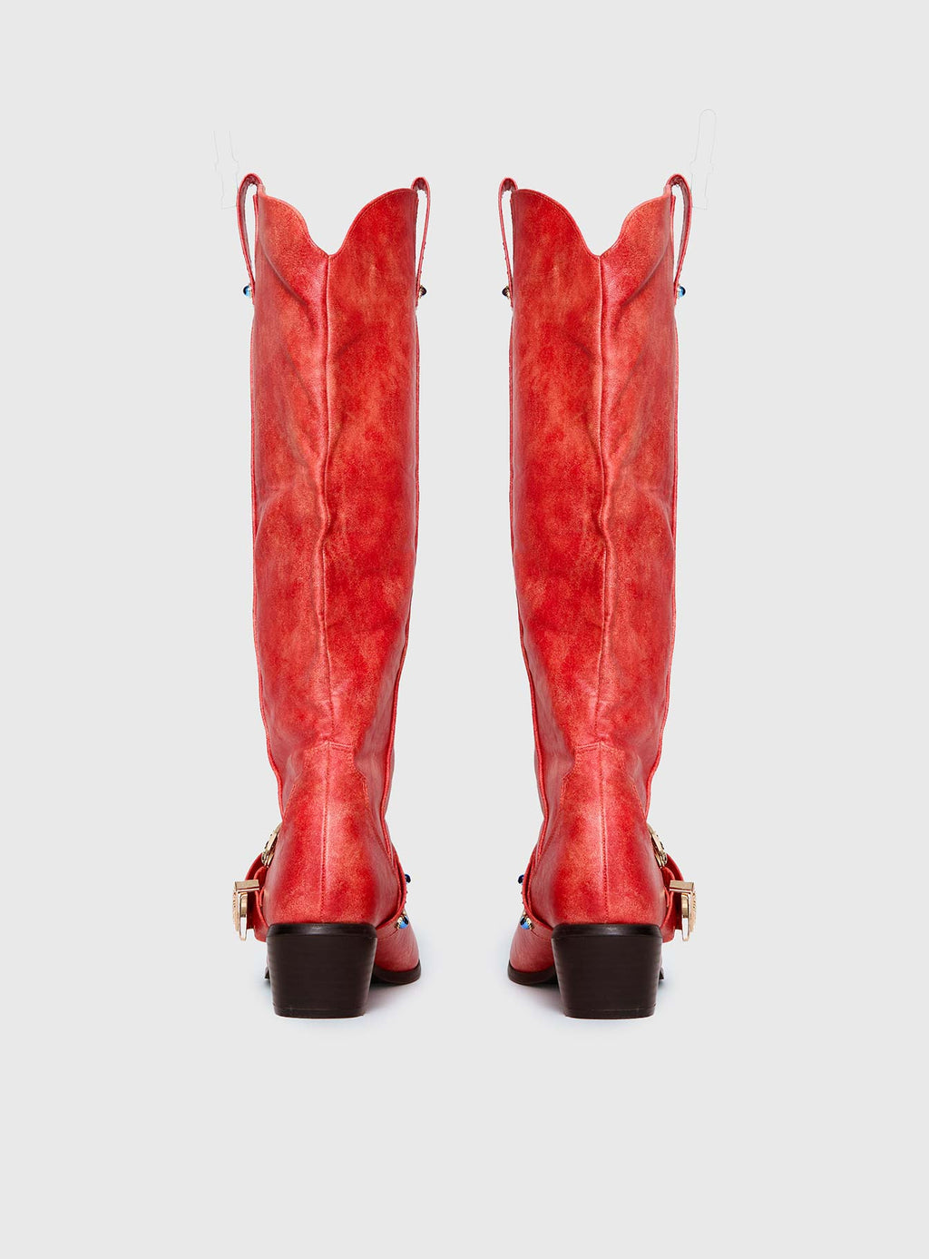 Rhode Cowboy Boots Red