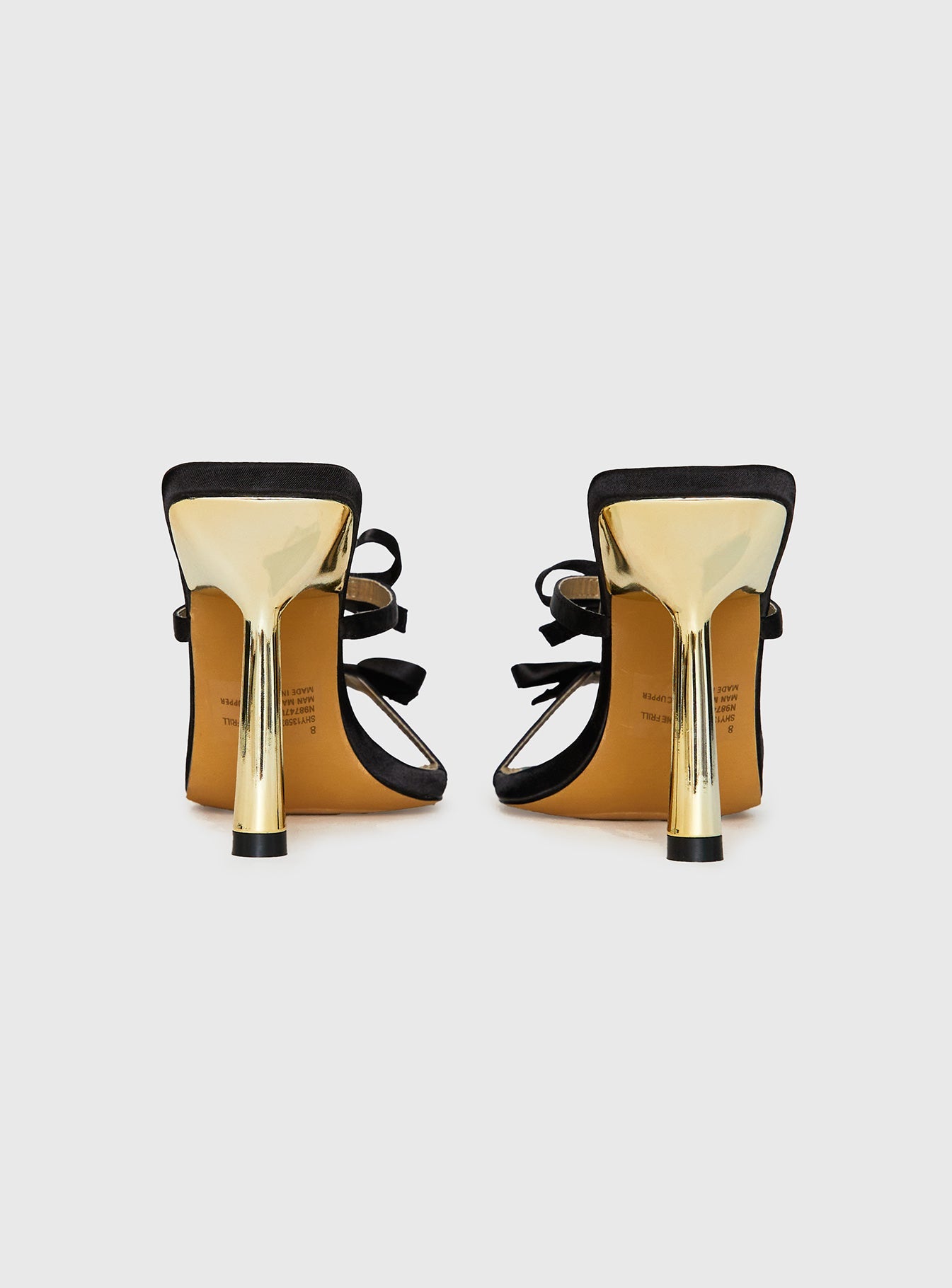 All The Frill Heels Black