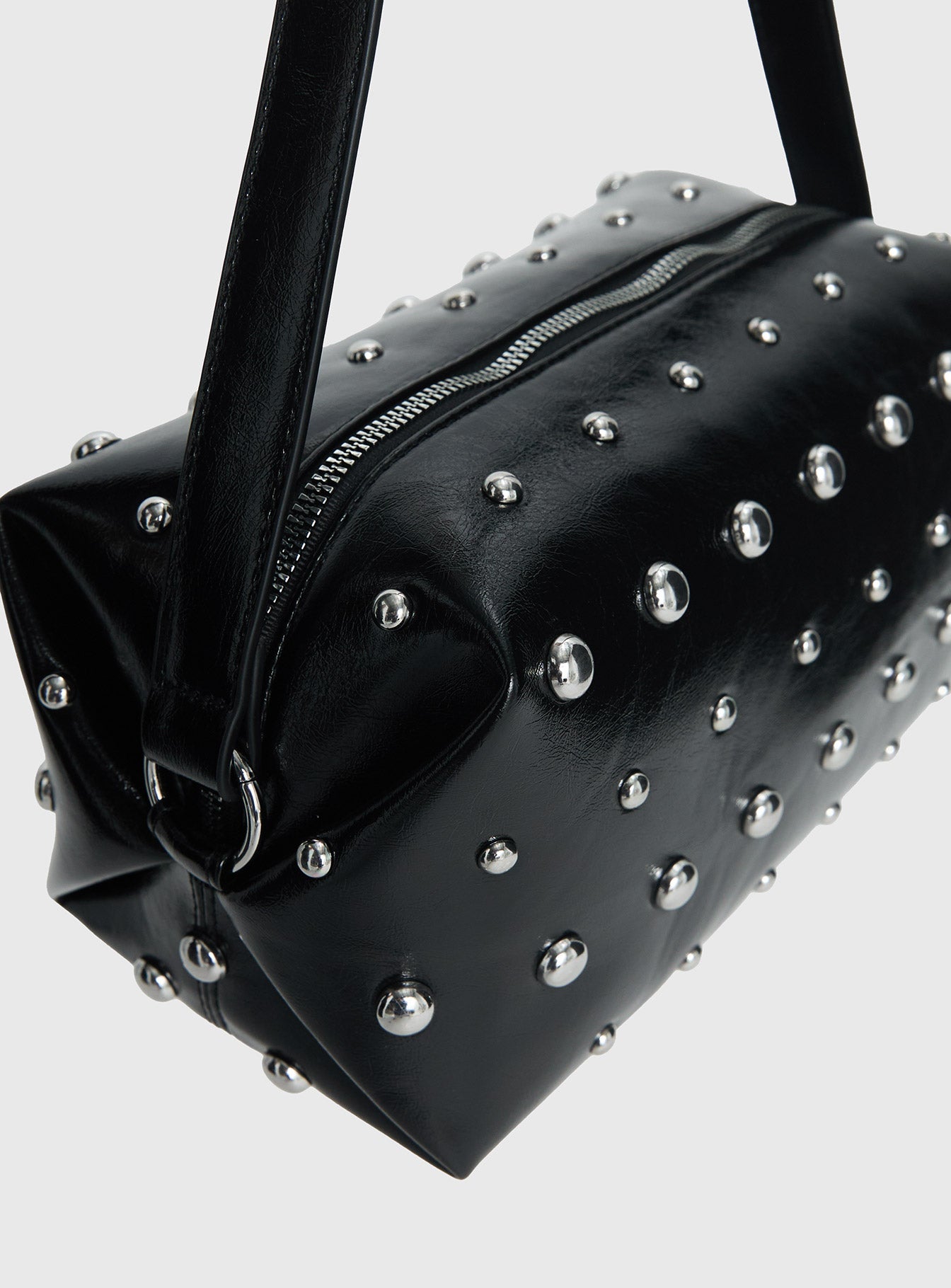 Layton Studded Shoulder Back Black