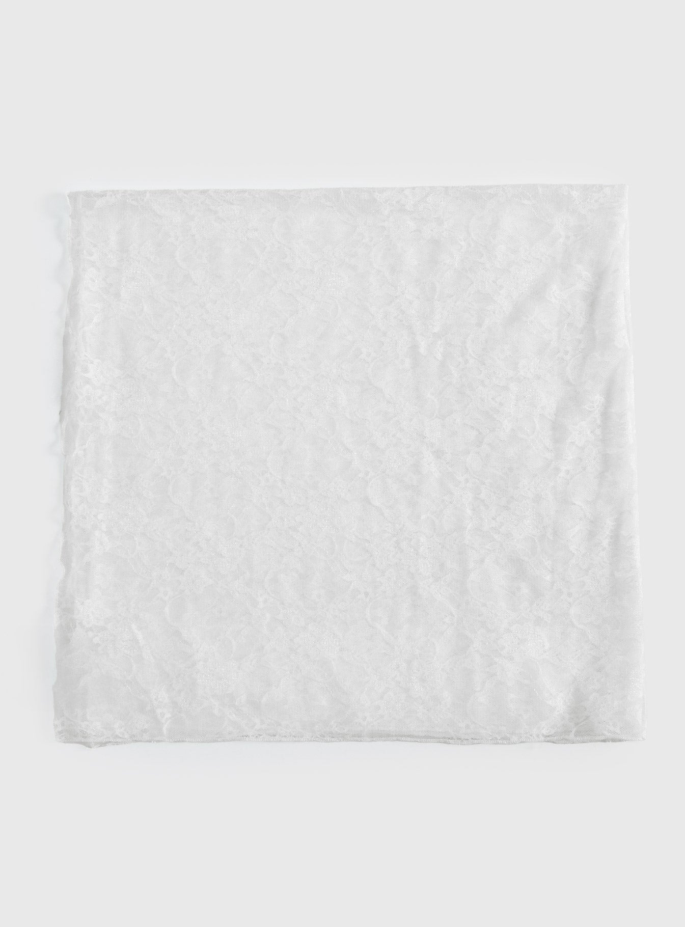 Nellie Scarf White Lace