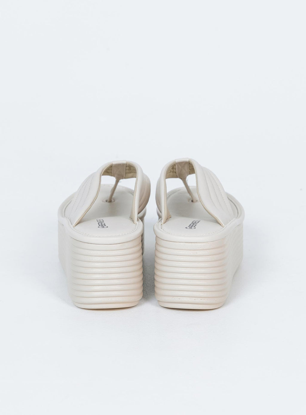 Lola Platform Sandals Beige