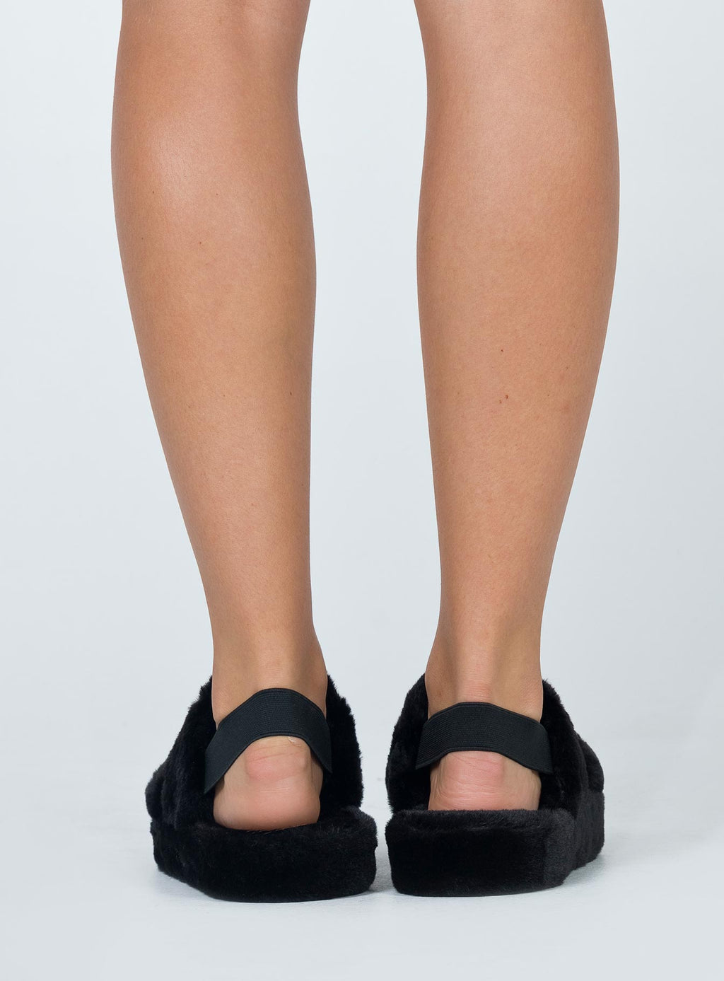 Stripe Slipper Black