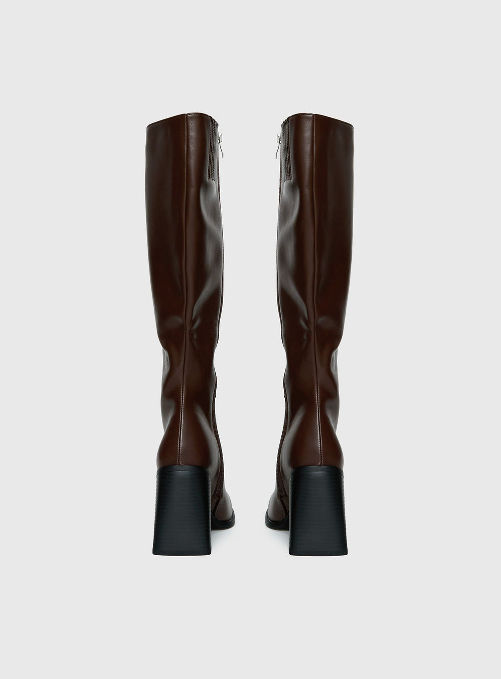 Renzo Knee High Boots Brown