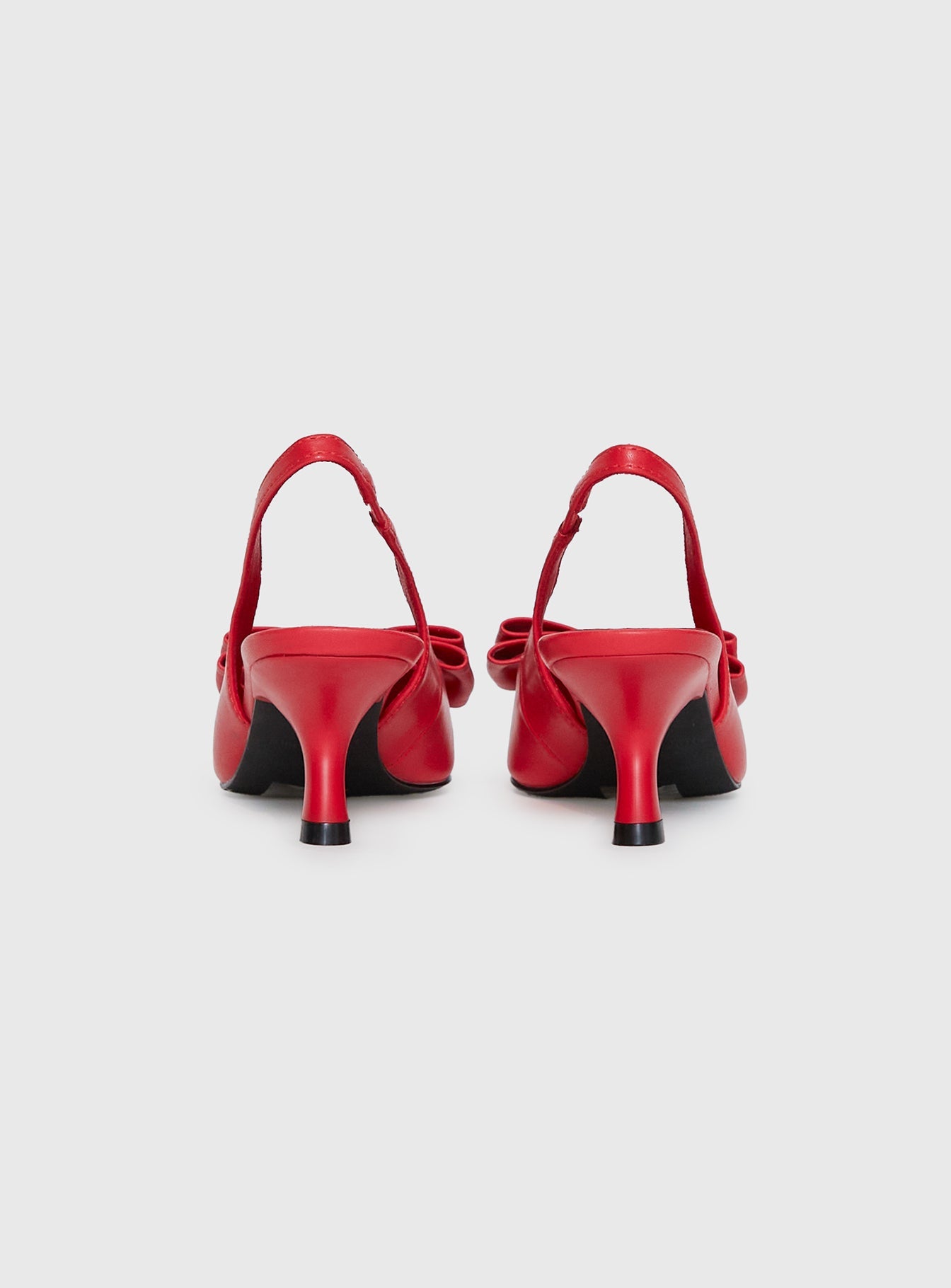 Janna Pointed Toe Heels Red
