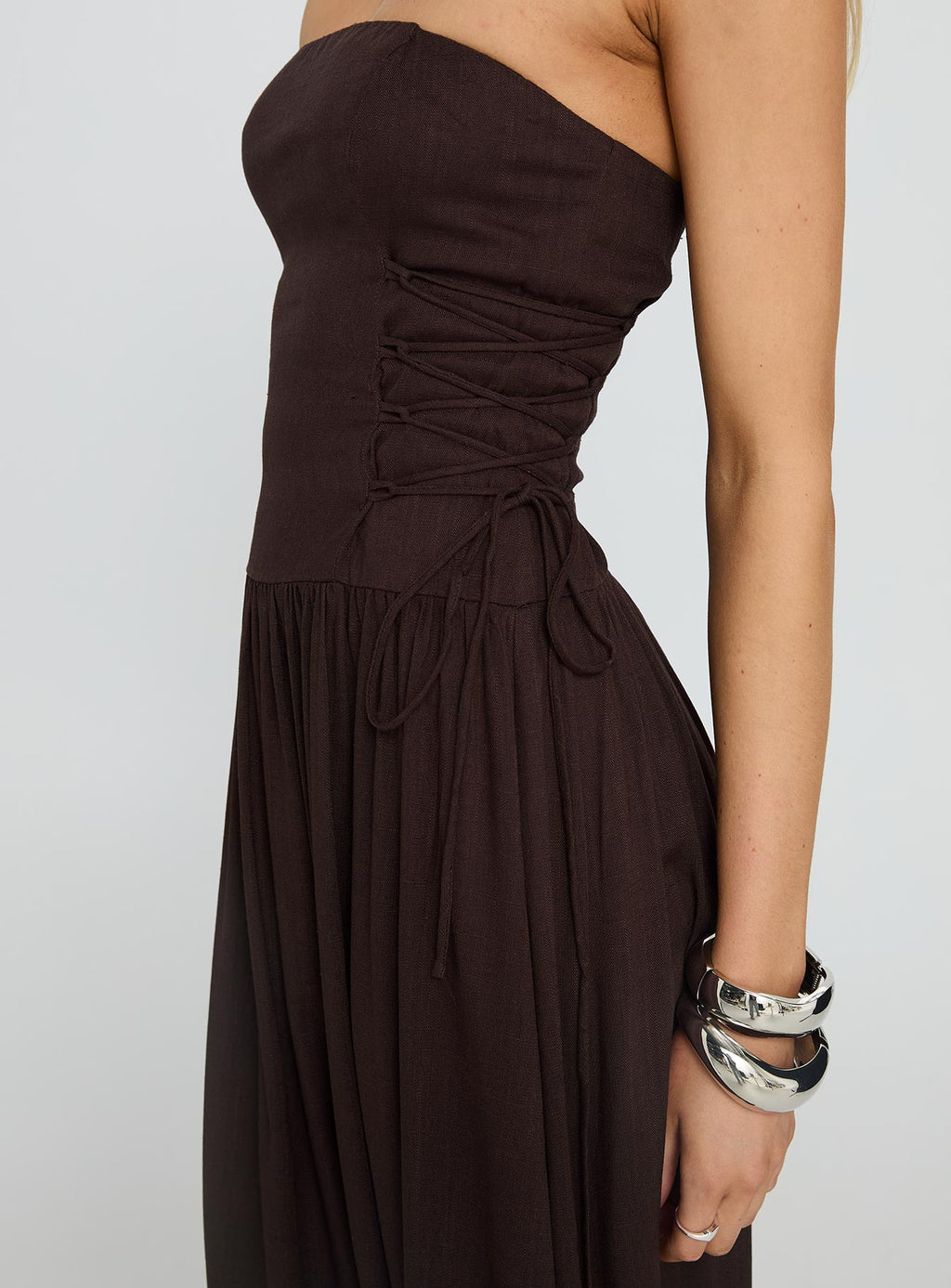 So Far So Good Maxi Dress Chocolate