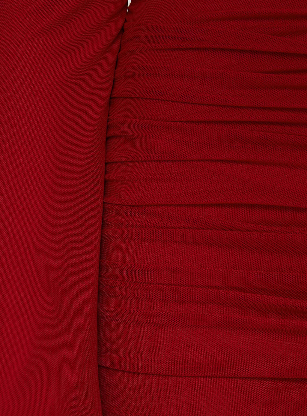 Grandy Long Sleeve Mini Dress Burgundy