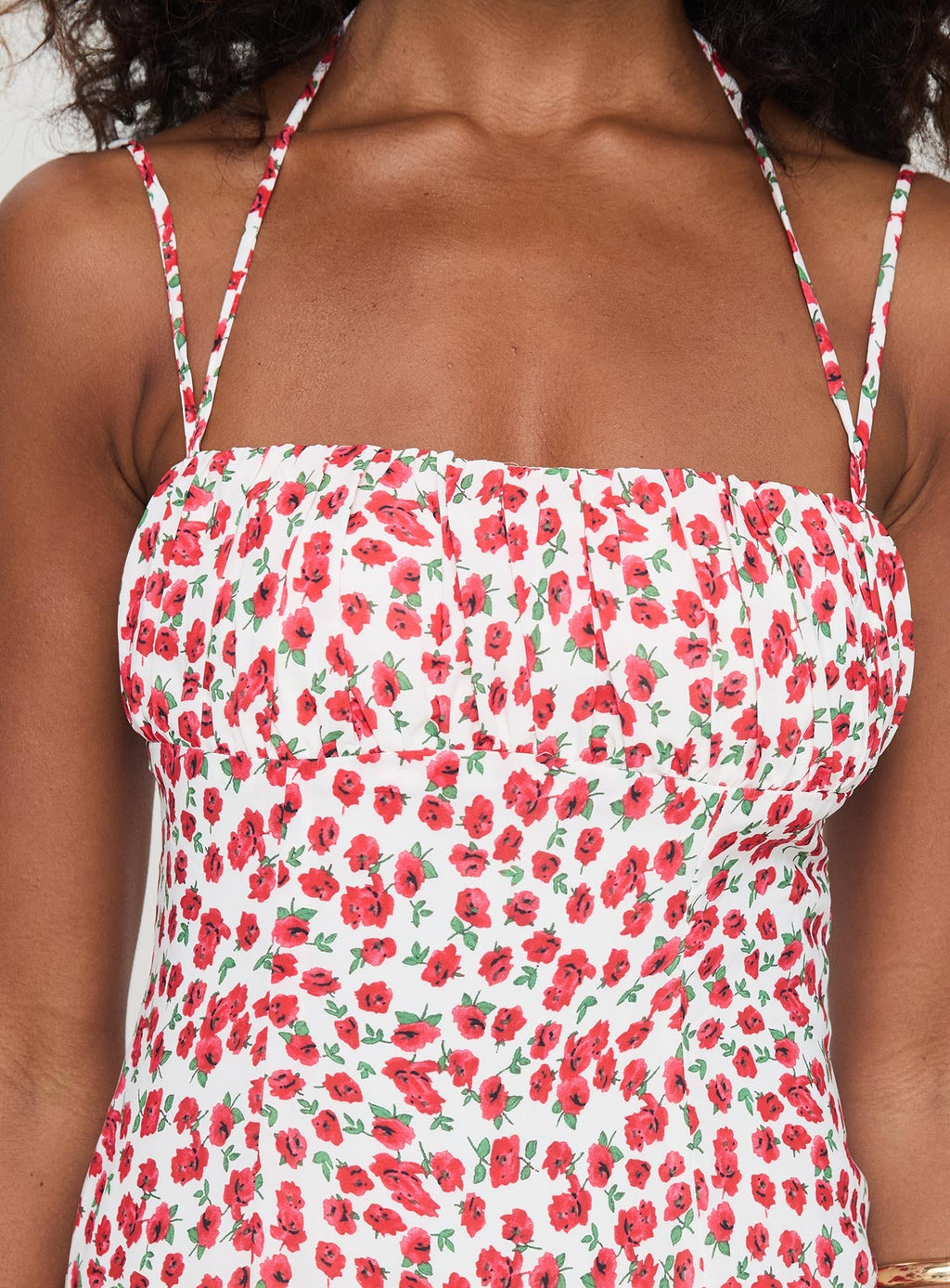 Kish Maxi Dress Red Floral