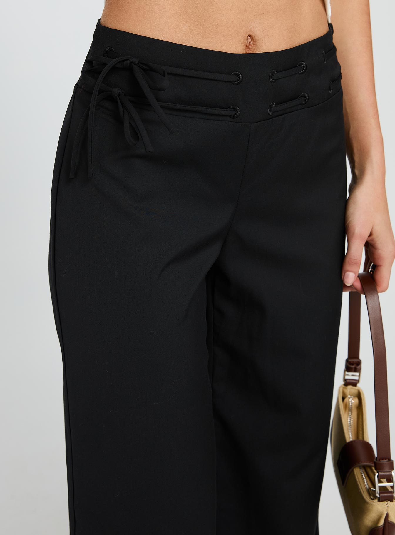 Just Have Fun Wide Leg Pant Black