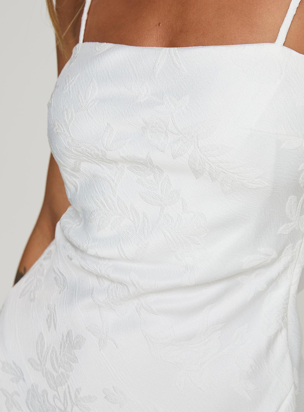 Old Oak Mini Dress White