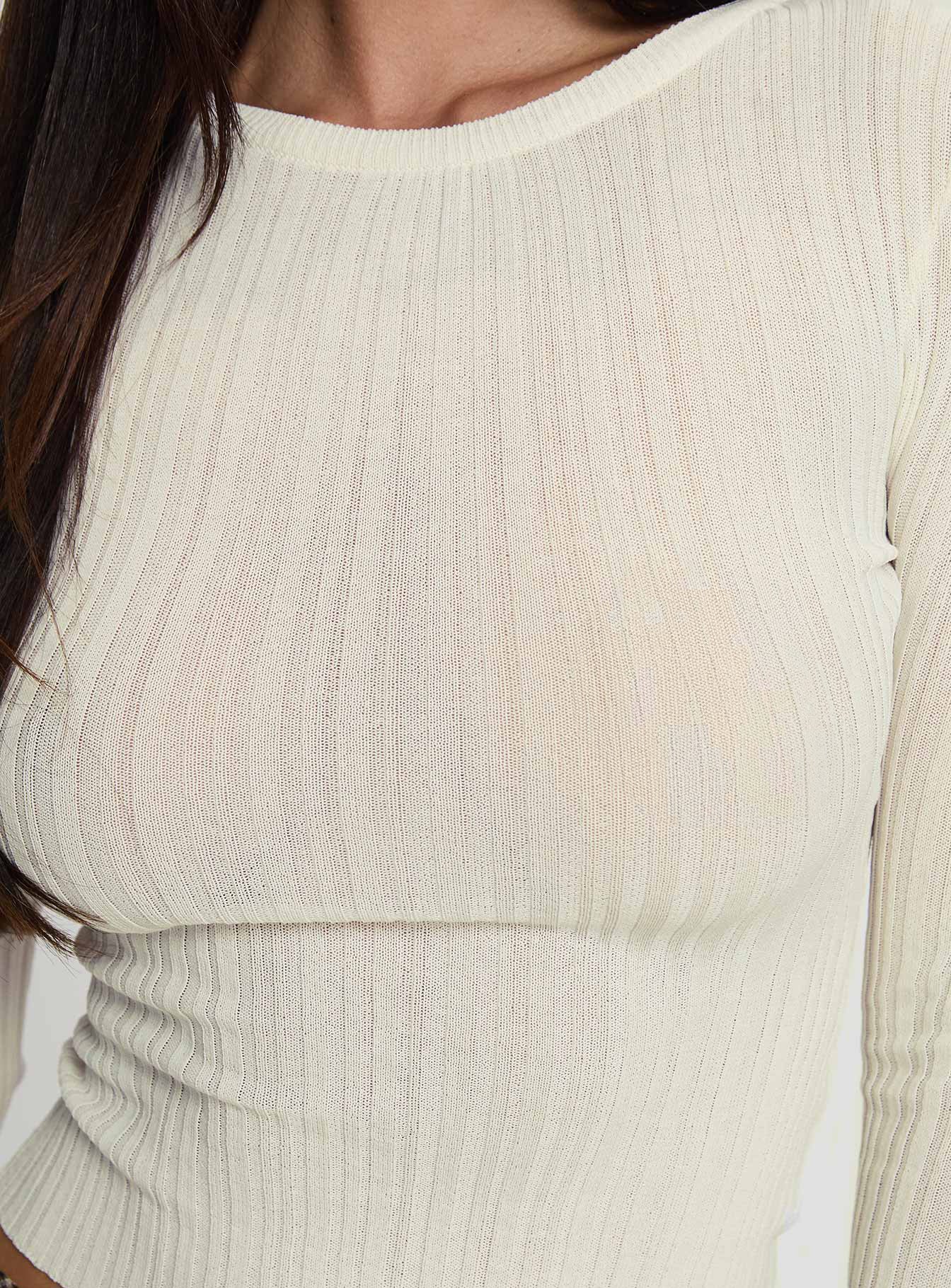 Rylin Long Sleeve Top Cream