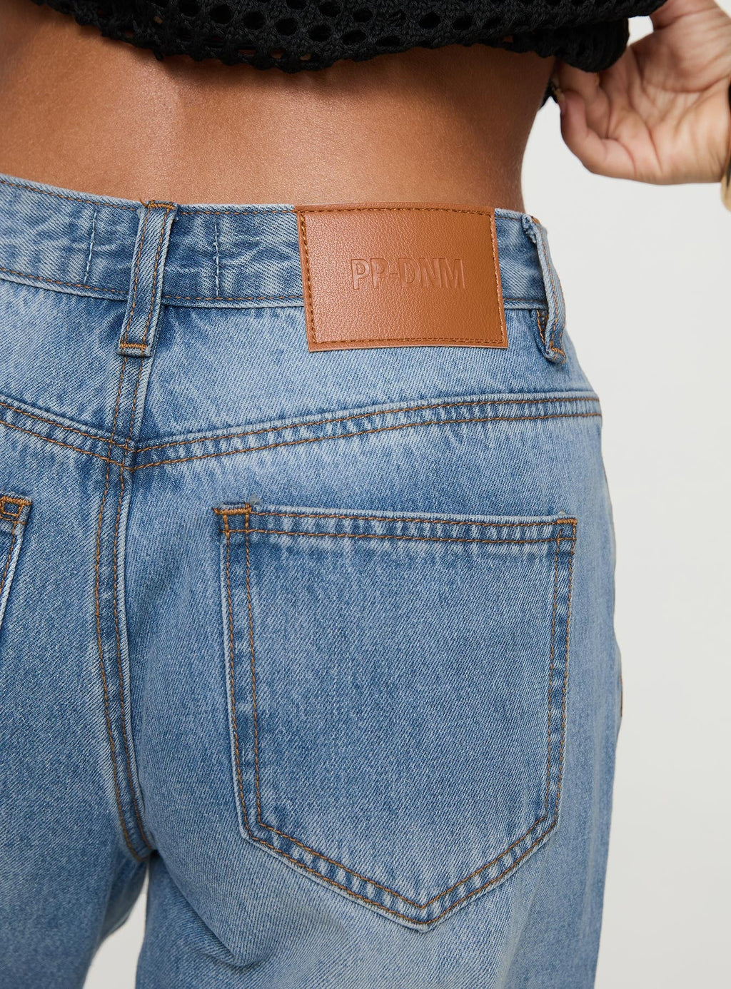 Colemane Mid Rise Flared Jeans Angel Blue