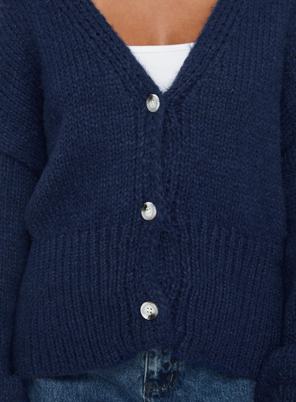 Yasmyn Knit Cardigan Royal Blue