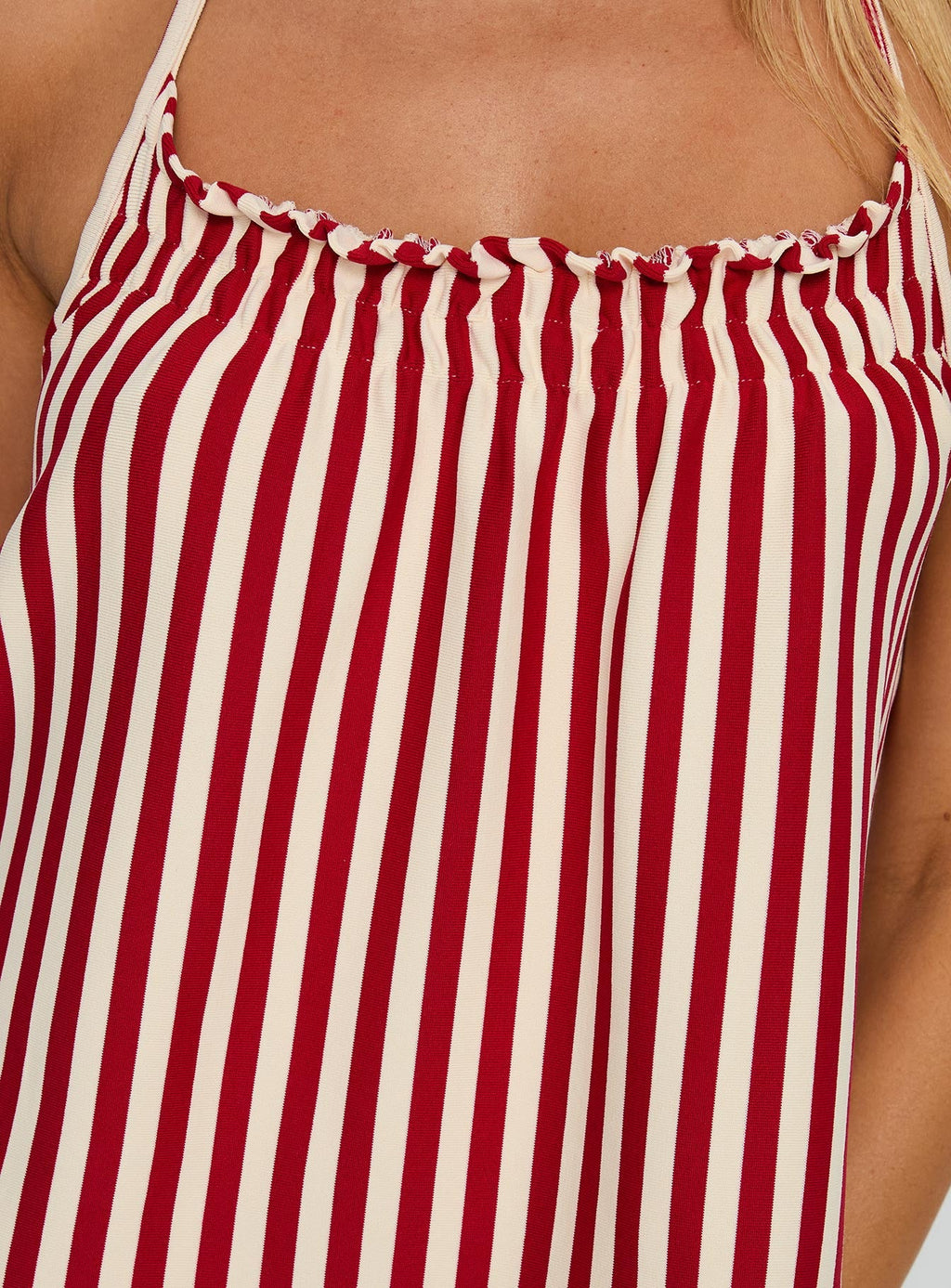 Full Of Flash Top Red Stripe