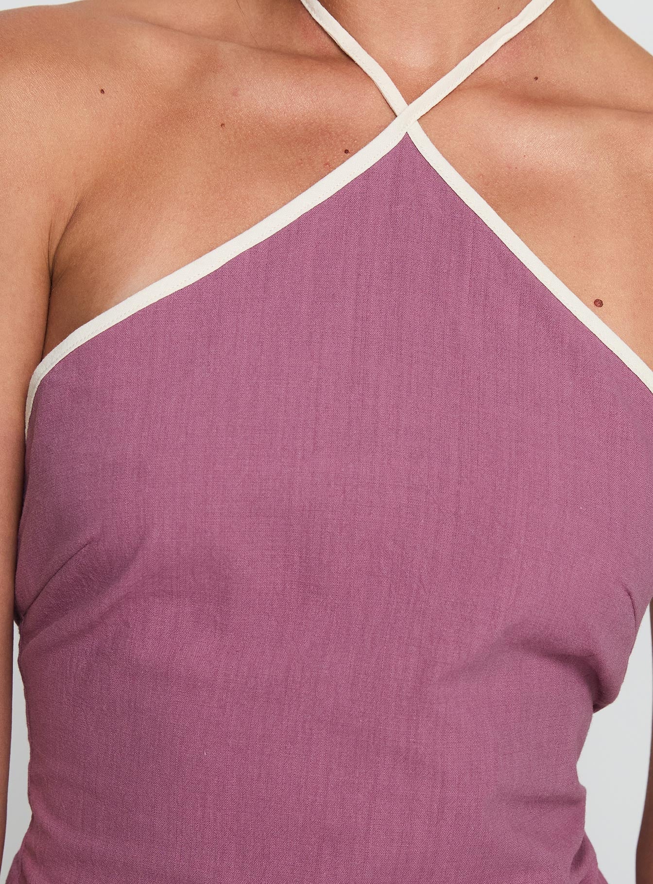 Carmelah Top Purple / White