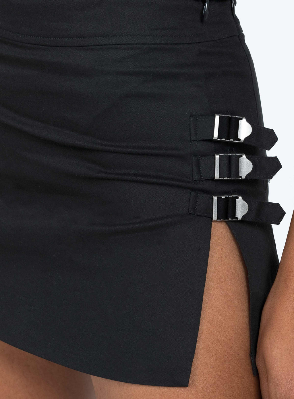 Back 2k Mini Skirt Black