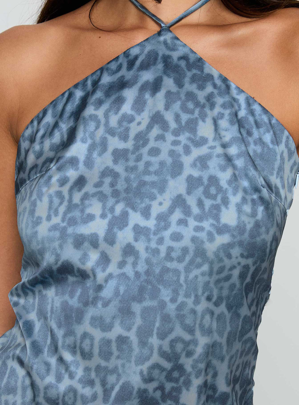 Jaemes Top Blue Leopard