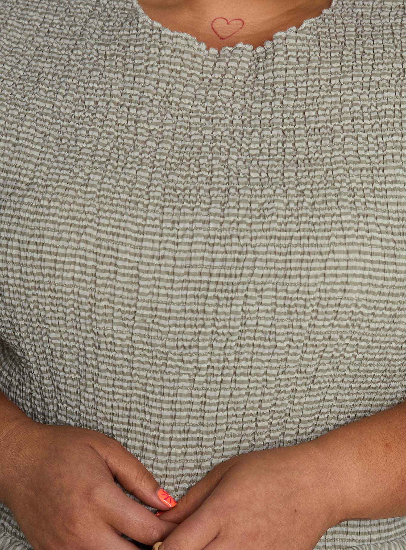 Narnie Mini Dress Sage Curve