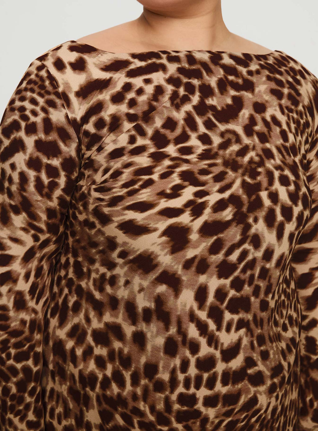 Halo Bias Mini Dress Leopard Curve