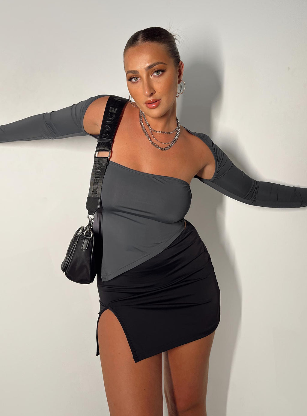 Lowell Mini Skirt Black