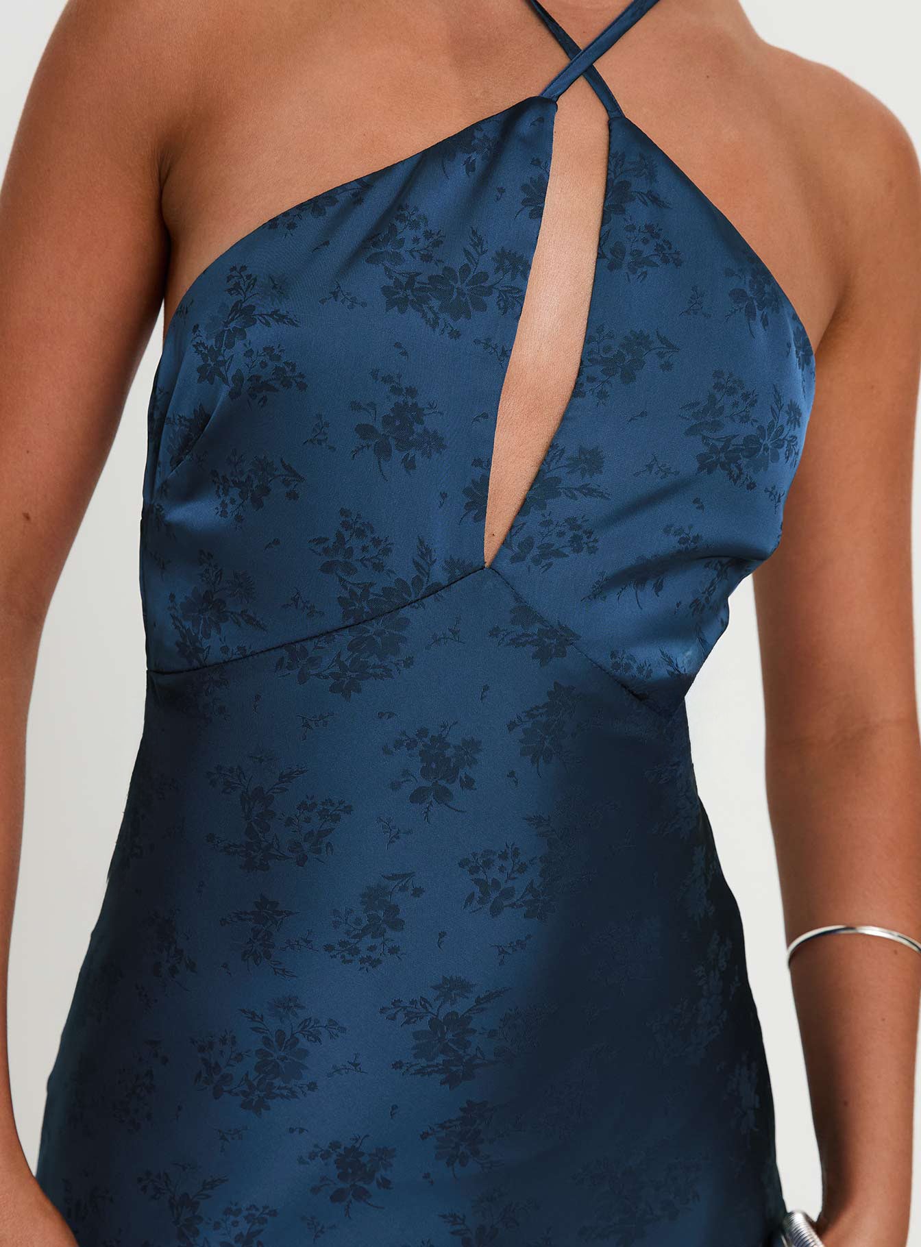 Limosina Halter Maxi Dress Navy