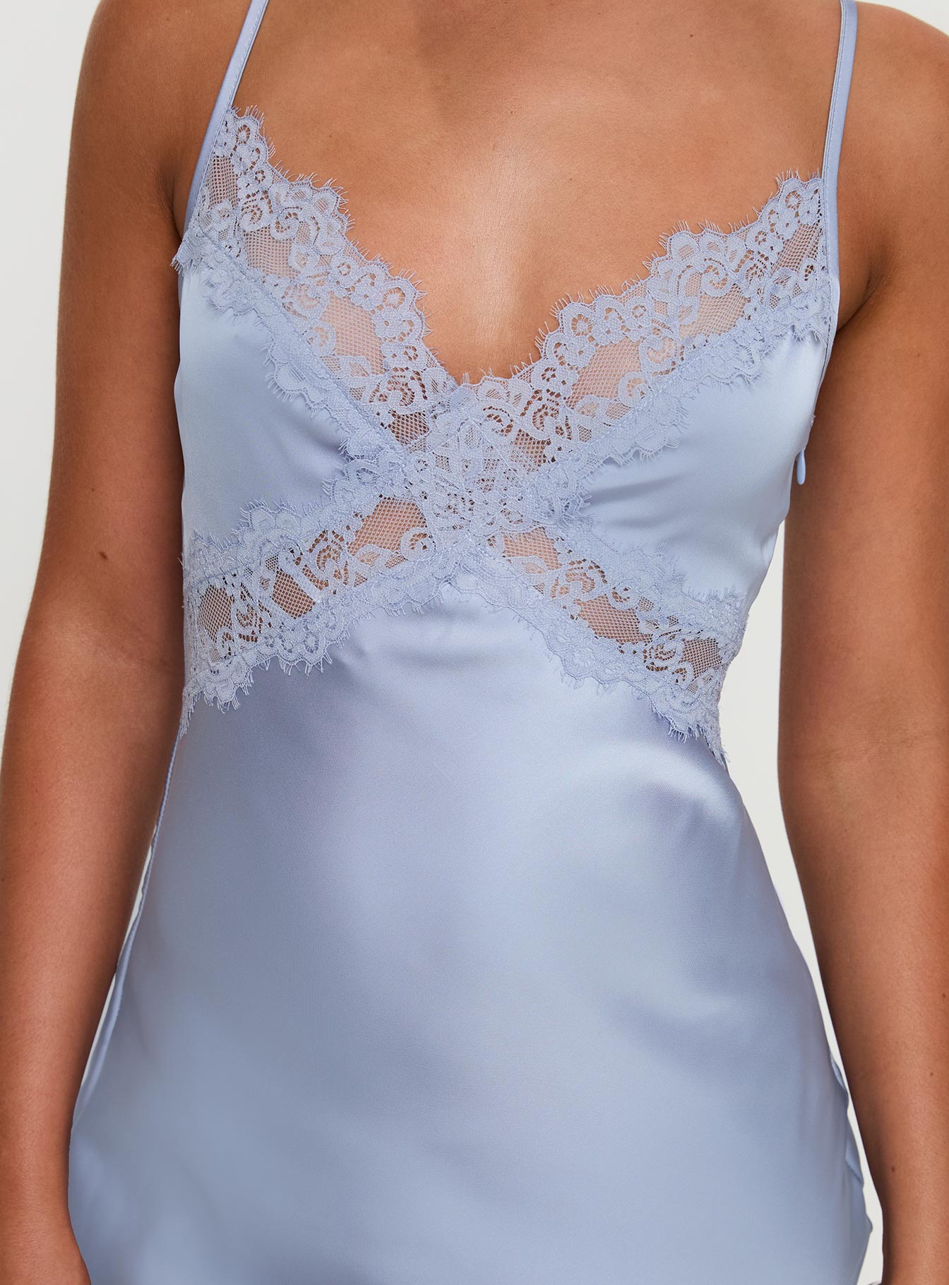 Treasure Bias Cut Maxi Dress Blue