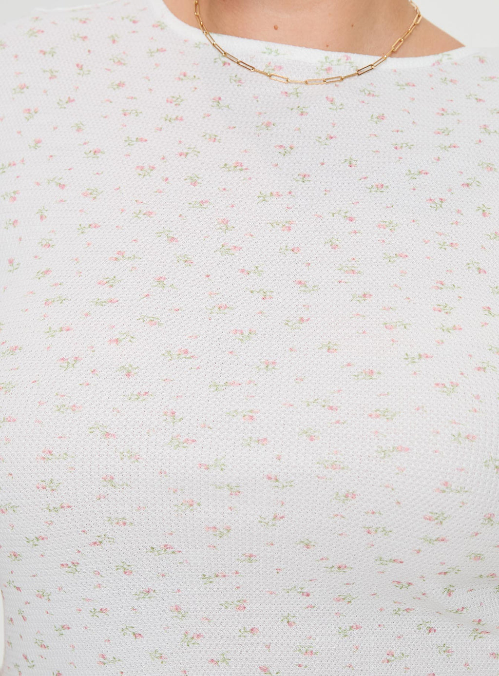 Patton Mini Dress White Floral Curve