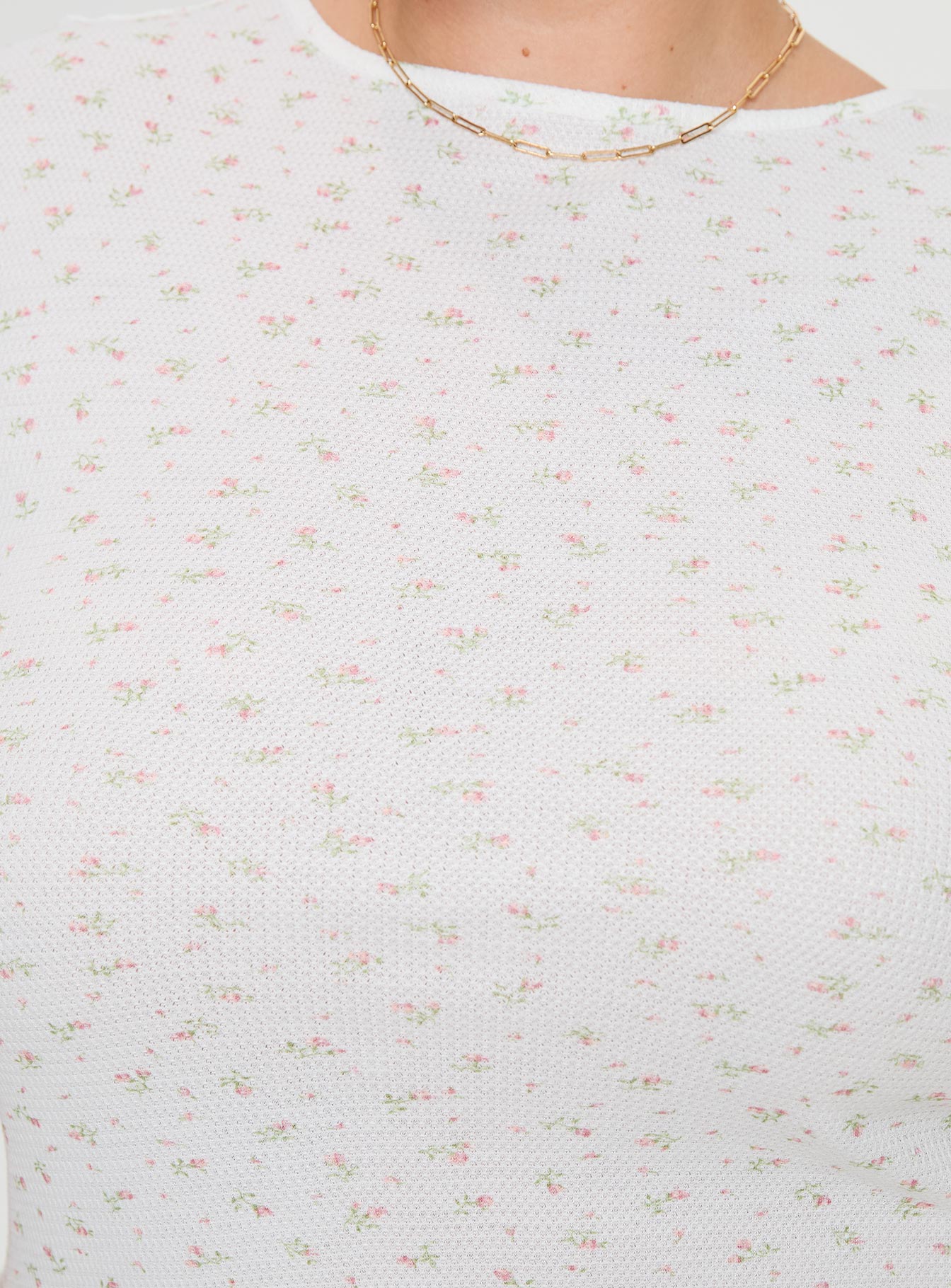 Patton Mini Dress White Floral Curve