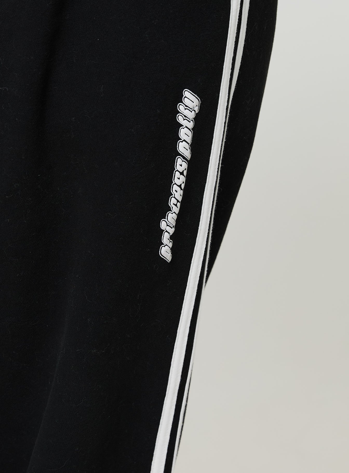 Princess Polly Track Pants Stripe Black / White Curve