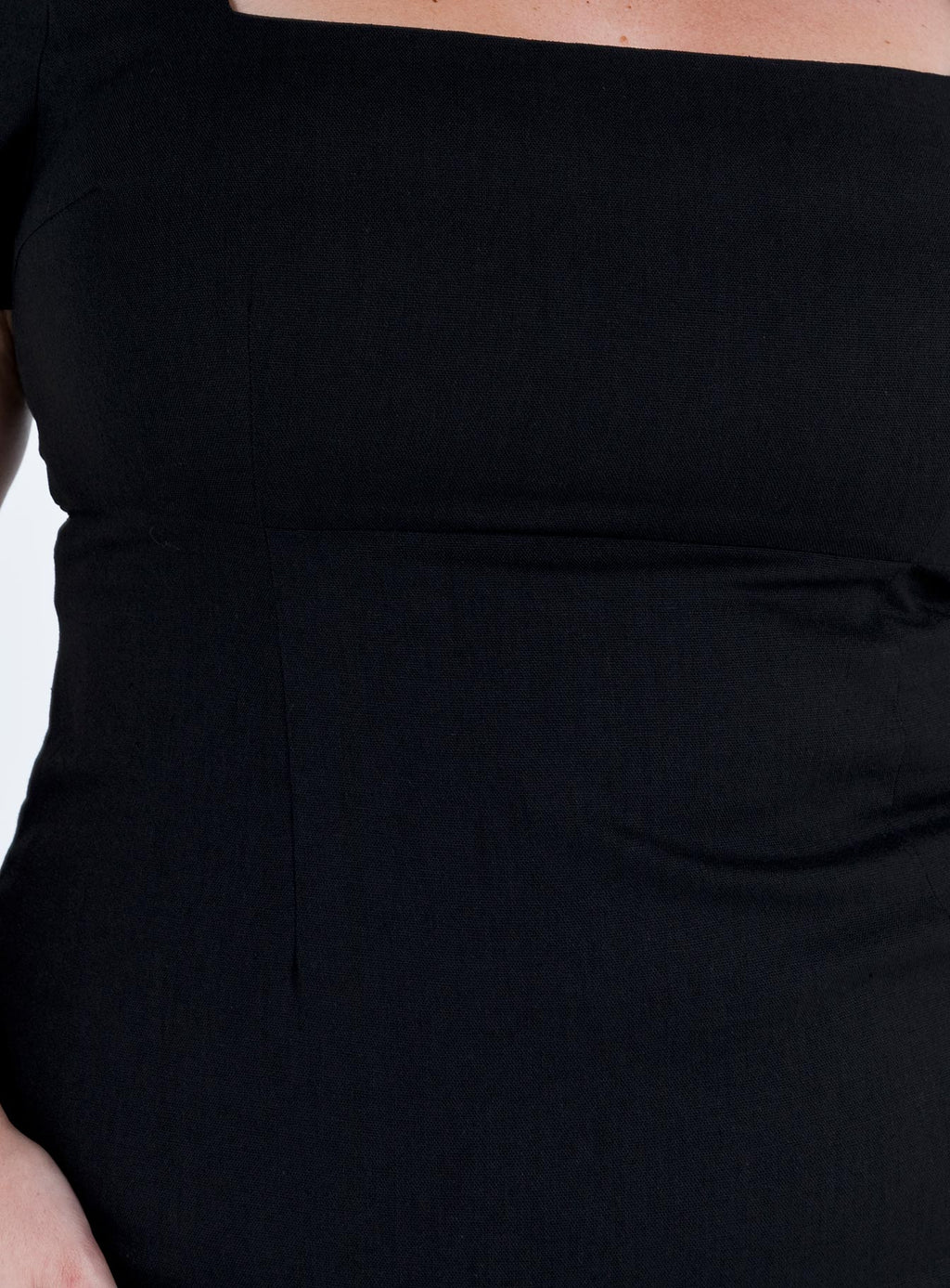 Hastings Mini Dress Black Curve