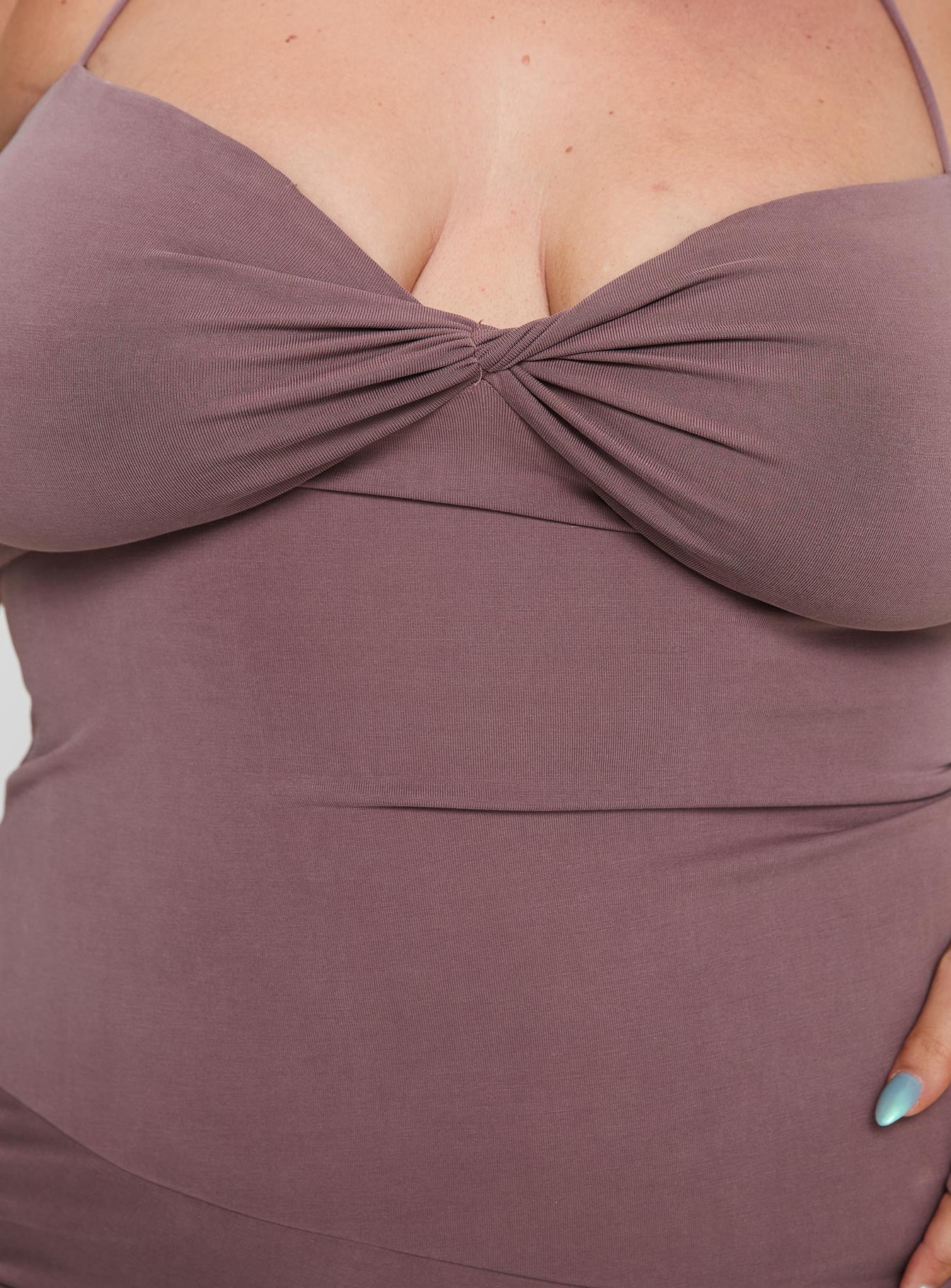 Destinations Maxi Dress Mauve Curve